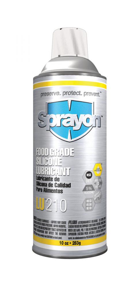 Sprayon LU210 Food Grade Silicone Lubricant, 10 oz.