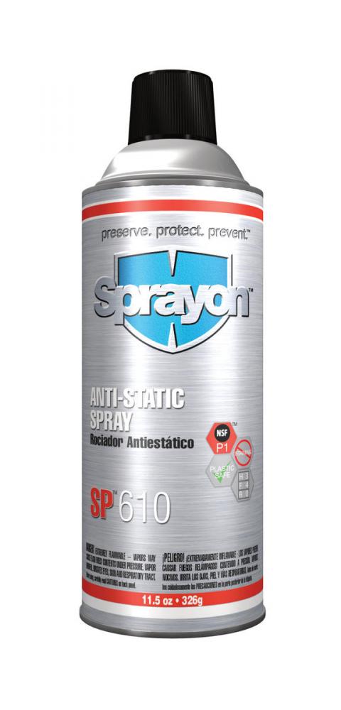 Sprayon SP610 Anti-Static Spray, 11.5 oz.