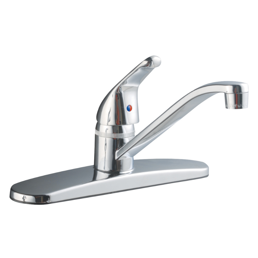 Standard Kitchen Faucet 1-Handle Chrome Plated