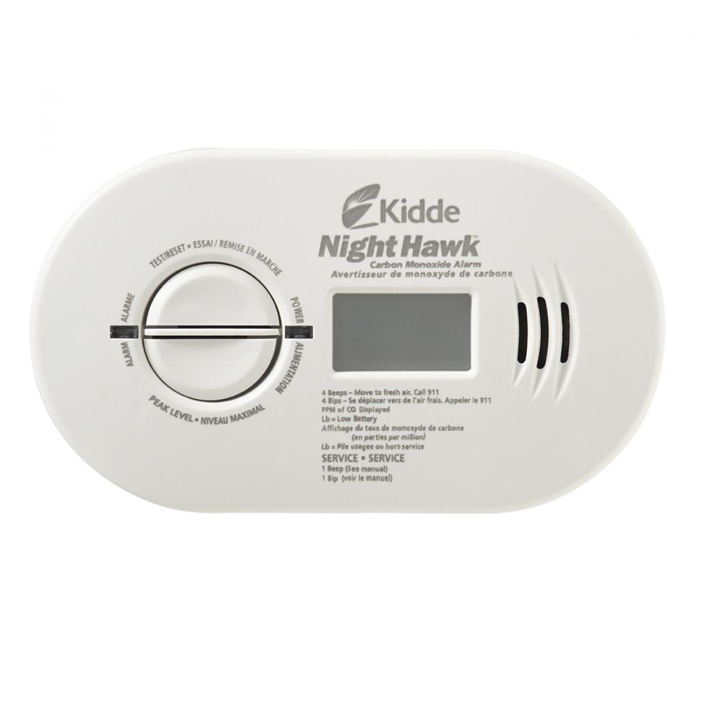 Carbon Monoxide Alarm with Digital Display Battery Operated