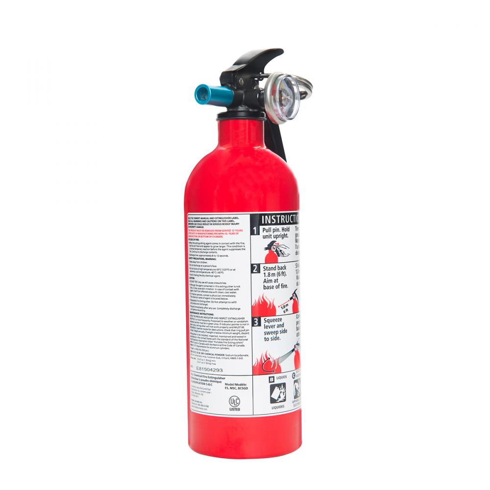 Fire Extinguisher Kitchen/Garage 5BC 2Lb Red