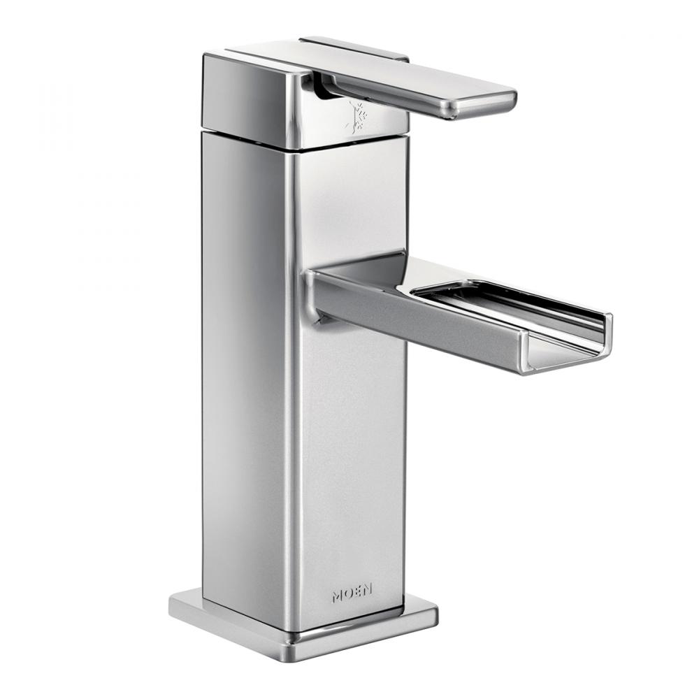 S6705 90Deg One Handle Bathroom Faucet Cp