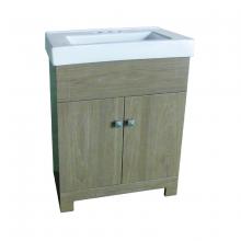 Toolway 187995 - Vanity and Ceramic Top 2-Door 30x15.5x31.5in Barnboard