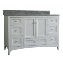 Toolway 188009 - Vanity with Granite Top 2-Door/6-Drawer 48ix22x38"  Beige