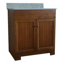 Toolway 188015-GRY - Vanity with Granite Top 2-Door 30x22x38" Grey