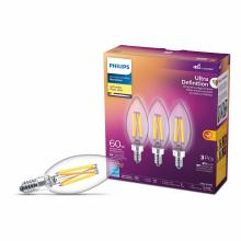 Toolway 83057435 - 3PK Bulbs B11 Ultra Def. Chandelier LED E12 5W=60W Soft White