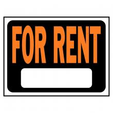 Toolway 87003005 - 10pk Sign For Rent 8.5in x 12in