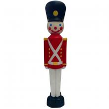 Toolway 88064409 - Outdoor Blow Mold Décor Vintage Toy Soldier with Lights 31in