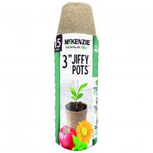 Toolway 88066094 - Jiffy Peat Pots Round 3in 15Pk