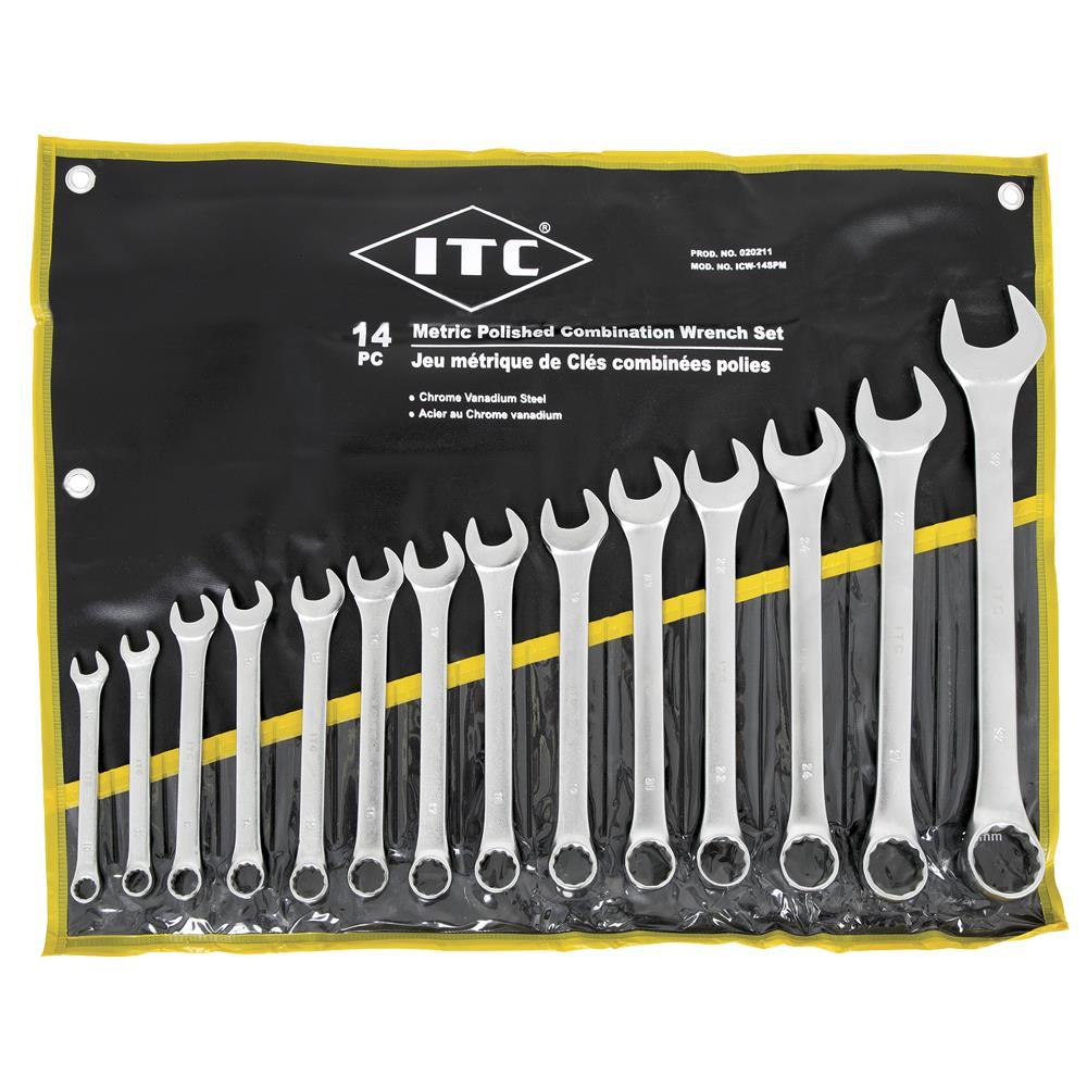 Polished Combination Wrench Sets