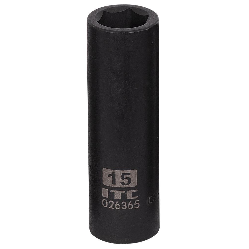 1/2&#34; DR x 15 mm Deep Impact Socket - 6 Point