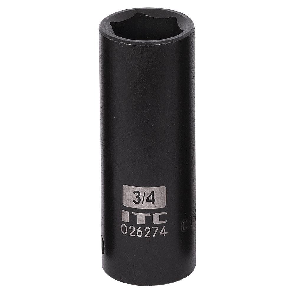 1/2&#34; DR x 3/4&#34; Deep Impact Socket - 6 Point