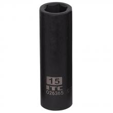 ITC 26365 - 1/2" DR x 15 mm Deep Impact Socket - 6 Point