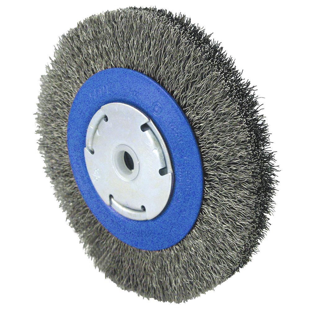 Crimped Wire Wheel Brushes for Bench Grinders