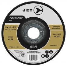 Jet - CA 500578 - 5 x 1/4 x 7/8 AL24 POWERPLUS NF T27 Grinding Wheel