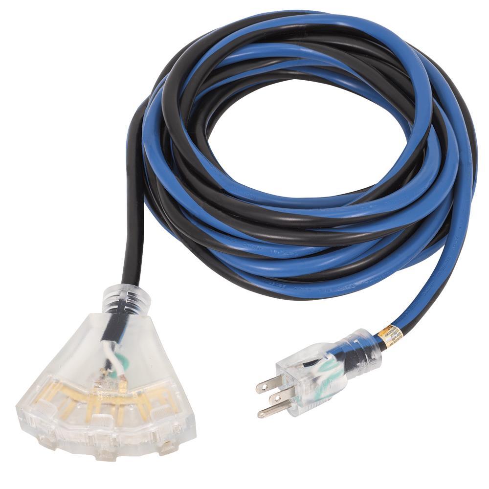 Contractor Grade Tri-Tap Extension Cords