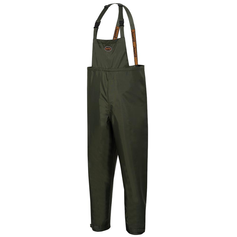 Waterproof Tree Planter Nailhead Ripstop Bib Pants - PVC Coated 420D Oxford Polyester