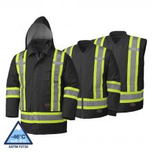 Pioneer V1120470-S - Hi-Vis Waterproof 7-in-1 Safety Parkas