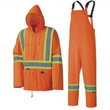 Pioneer V1080150-XL - Waterproof Lightweight Safety Rainsuits - Polyester/PVC