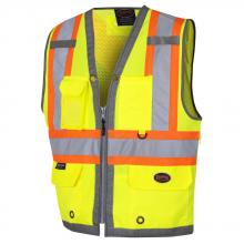 Pioneer V1010260-6XL - Mesh Back Zip-Front Surveyor’s Safety Vests