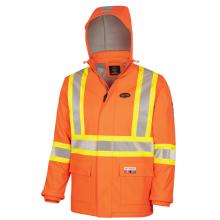 Pioneer V3521650-M - Rainwear: FR Rated Hi-Vis Insulated Jackets