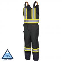 Pioneer V1120870-S - Hi-Vis Waterproof Quilted Safety Overalls