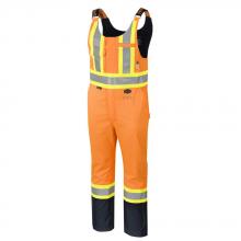 Pioneer V2590250-M - The Defender® Hi-Vis Anti-Static Safety Bib Pants