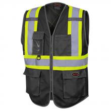 Pioneer V1023870-2XL - Zip Front Safety Vests - Multi Pockets