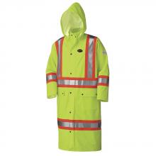 Pioneer V3520360-XL - FR Waterproof Hi-Vis Safety Long Coats