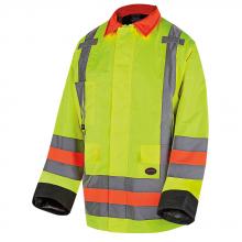 Pioneer V1190760-4XL - Quebec Style Hi-Vis Waterproof Insulated Traffic Safety Jackets