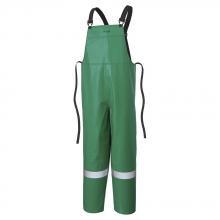 Ranpro V2241020-3XL - CA-43® FR Chemical/Acid Resistant Safety Bib Pants - PVC/Polyester - Reflective Tape