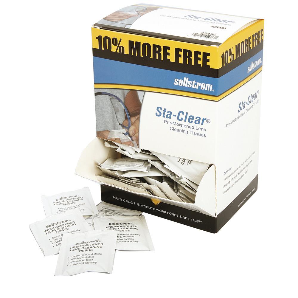 Sta-Clear™ Lens Cleaning Tissue - Pre-Moistened