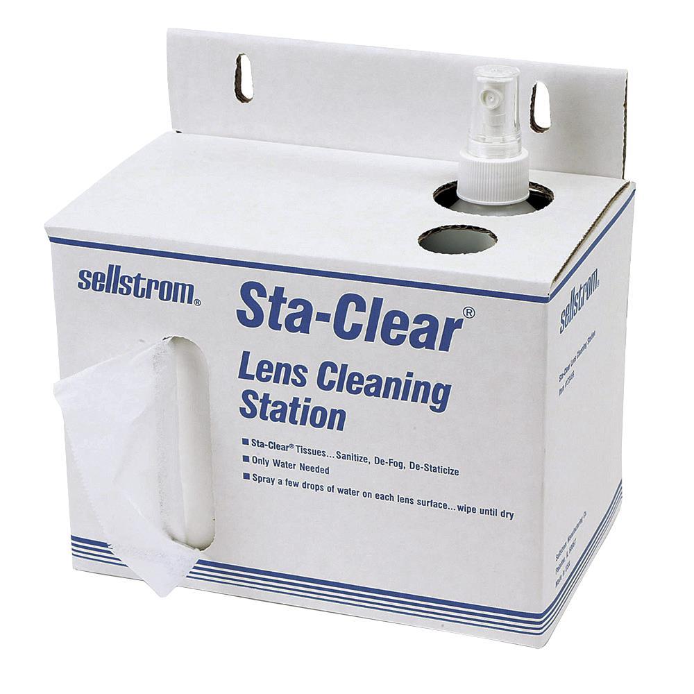 Sta-Clear™ Lens Cleaning Station - Cardboard