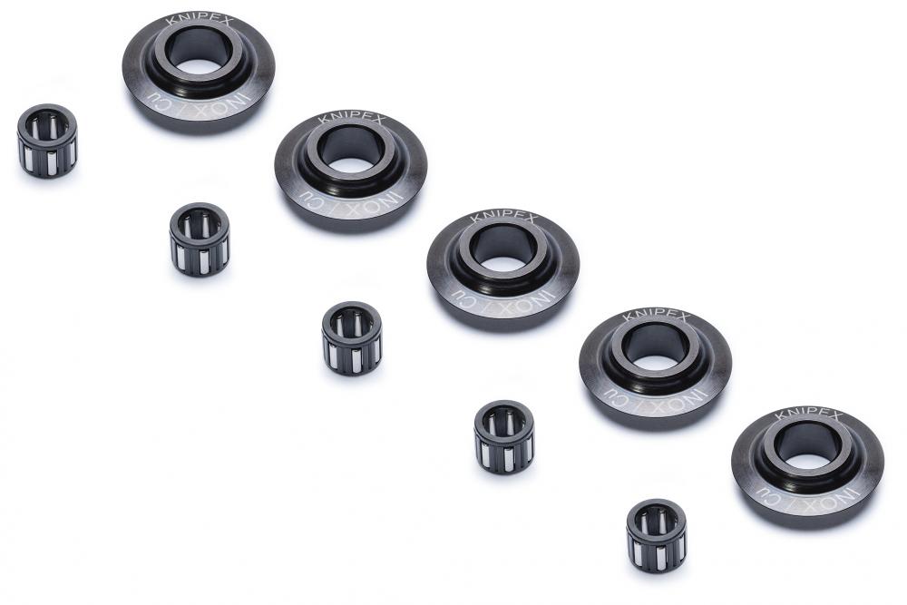 Replacement Set of Five Cutting Wheels and Needle Bearings for 90 31 02 SBA and 90 31 03 BKA