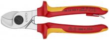 Knipex Tools 95 16 165 T - 6 1/2" Cable Shears-1000V Insulated, Tethered Attachment