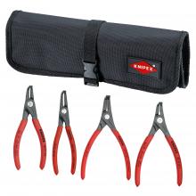 Knipex Tools 9K 00 80 20 US - 4 Pc Angled Precision Snap Ring Pliers Set In Tool Roll